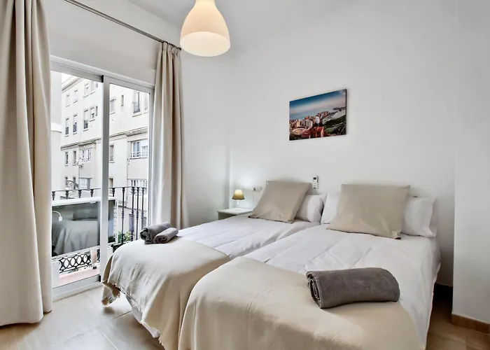 Apartamento Terraza Privada 2D Malaga Centro